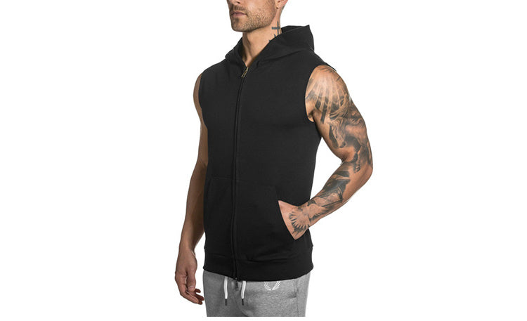 Sleeveless Men's Hoodies