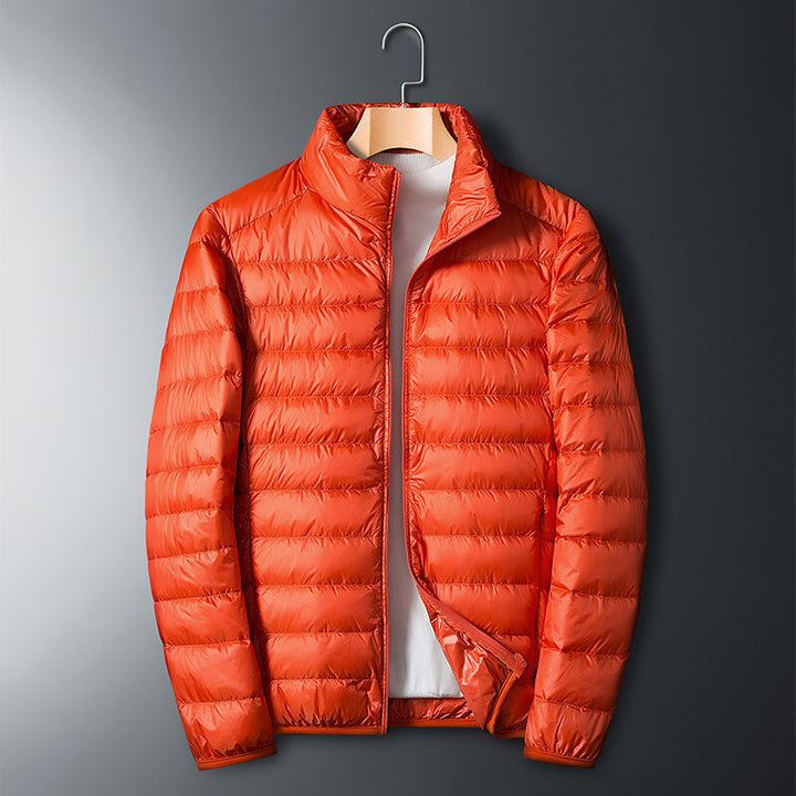 Autumn And Winter Men's Stand Collar Lightweight Down Jacket